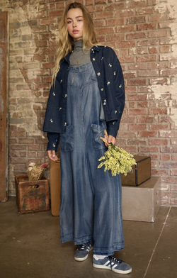 Denim Tencel Jumpsuit