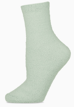 Solid Gel Lined Citrus Scent Cozy Anklet Socks