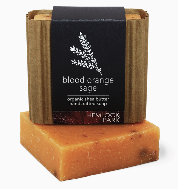 Blood Orange Sage Organic Shea Butter Soap