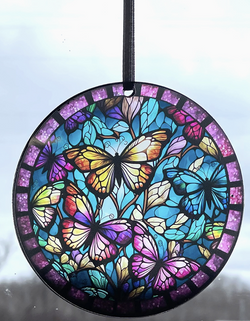 Butterflies Window Ornament