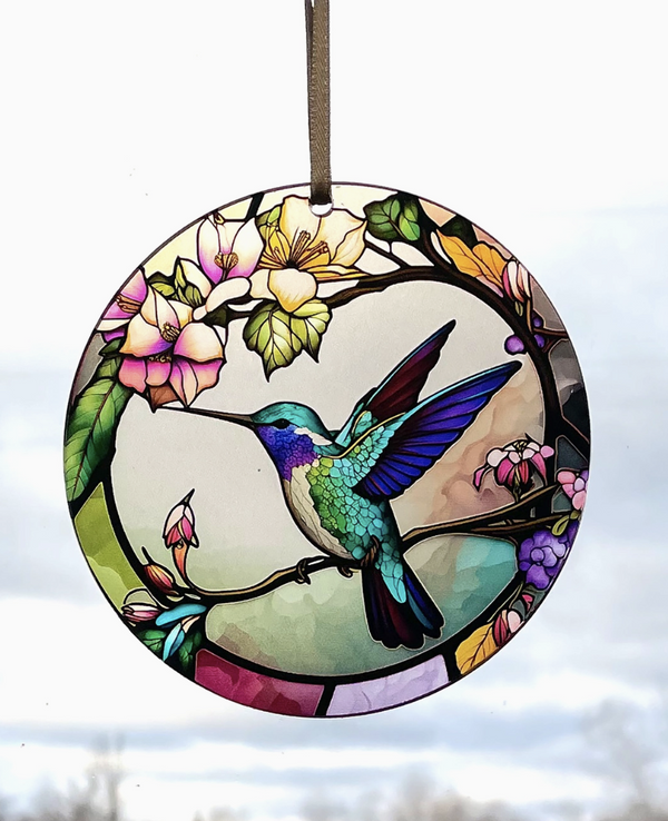 Hummingbird Window Ornament