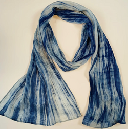 Silk Denim Scarf