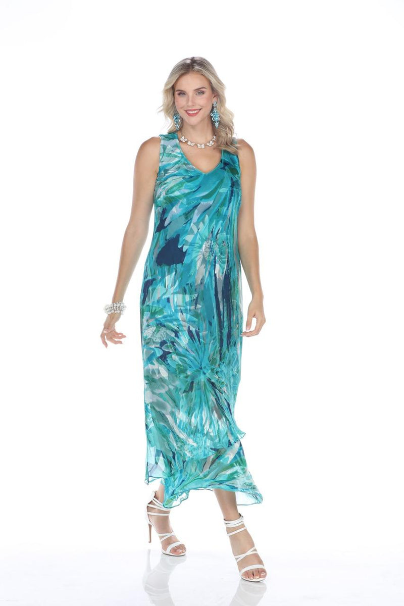 Turquoise Silk Burnout Dress Gondwana & Divine Clothing Co. Turquoise Silk Burnout Dress Gondwana & Divine Clothing Co.