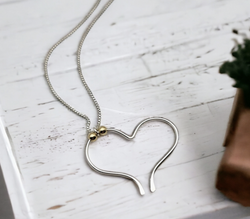 Heart Sterling Silver Necklace