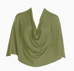 Olive Cashmere Ruana