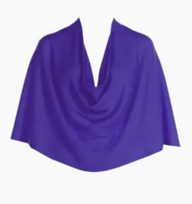 Purple Cashmere Ruana