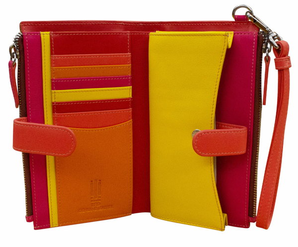 Sunset Leather Smartphone Wristlet