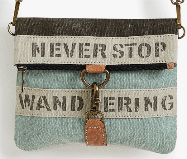Never Stop Wandering Crossbody