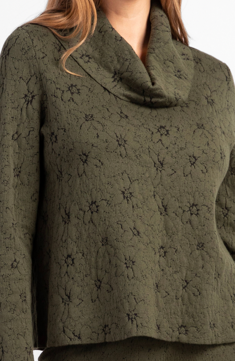 Forest Embossed Pullover