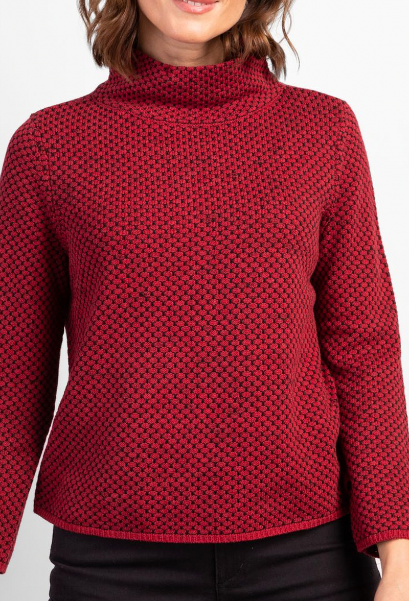 Micro Dots Cotton Sweater