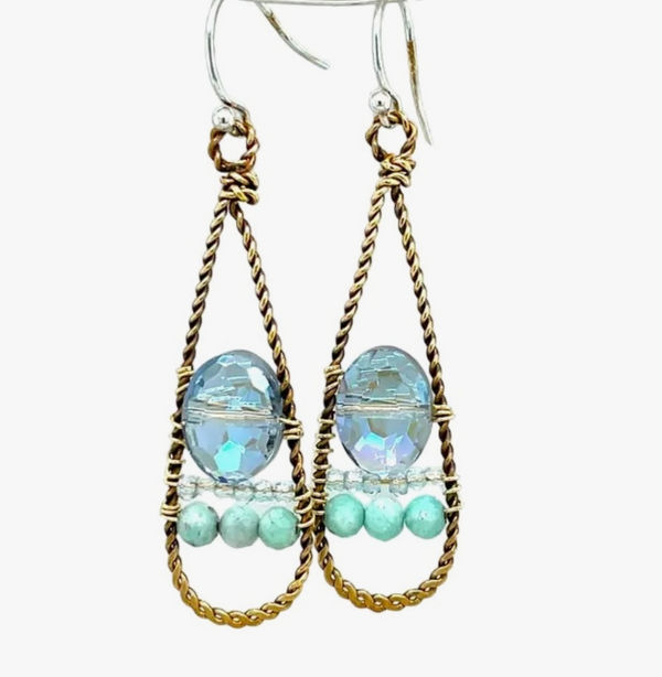 Blue Skies Drop Earrings