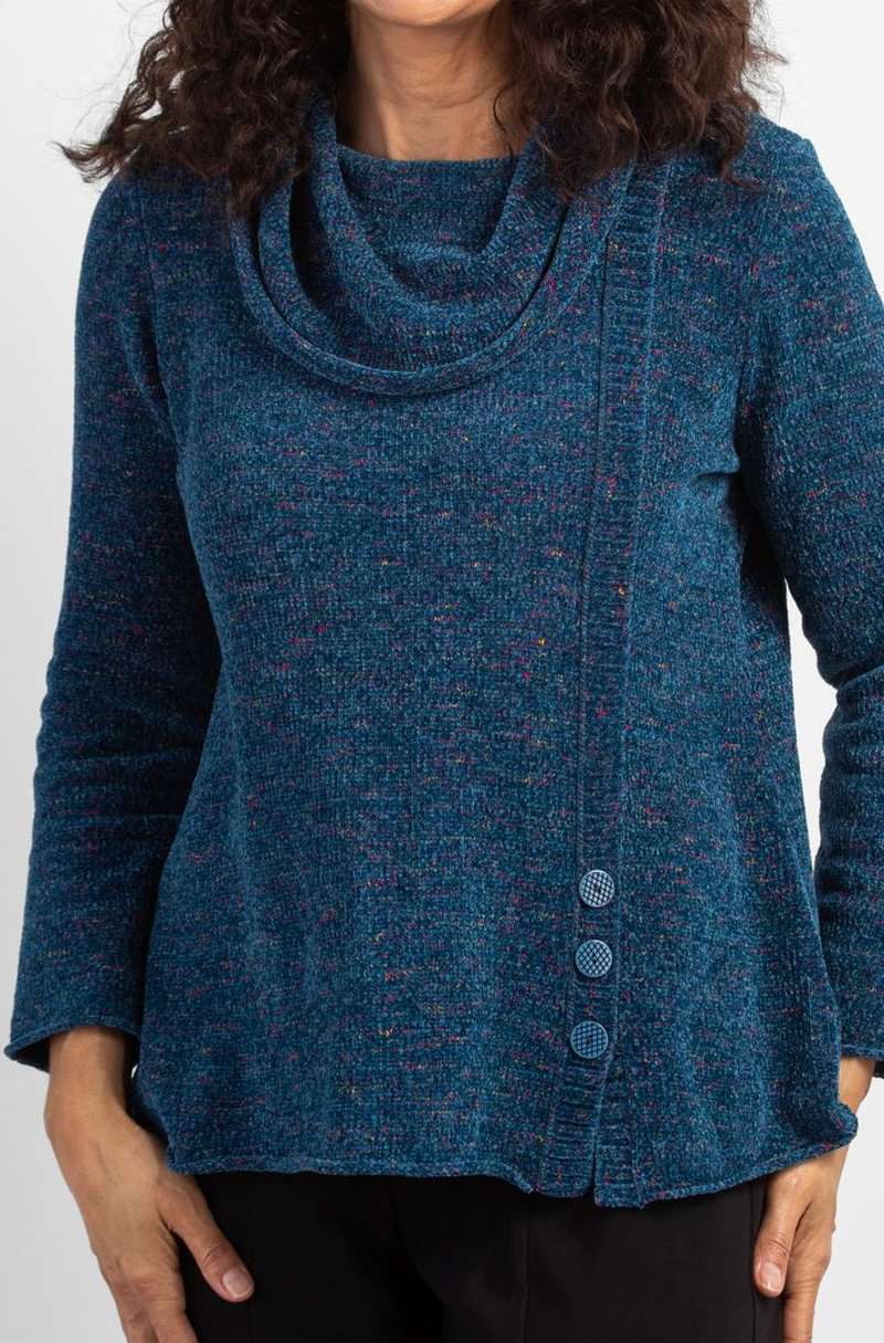 Chenille Cowl Sweater