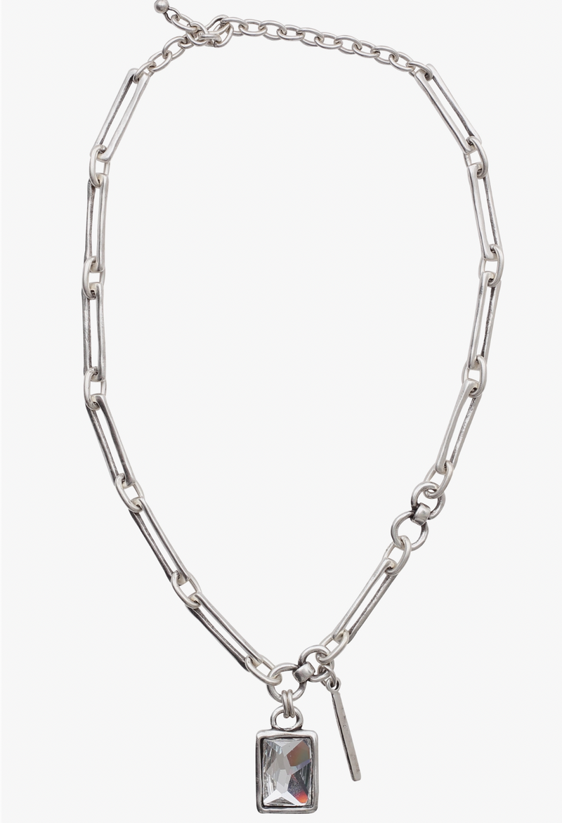 Lines Crystal Necklace