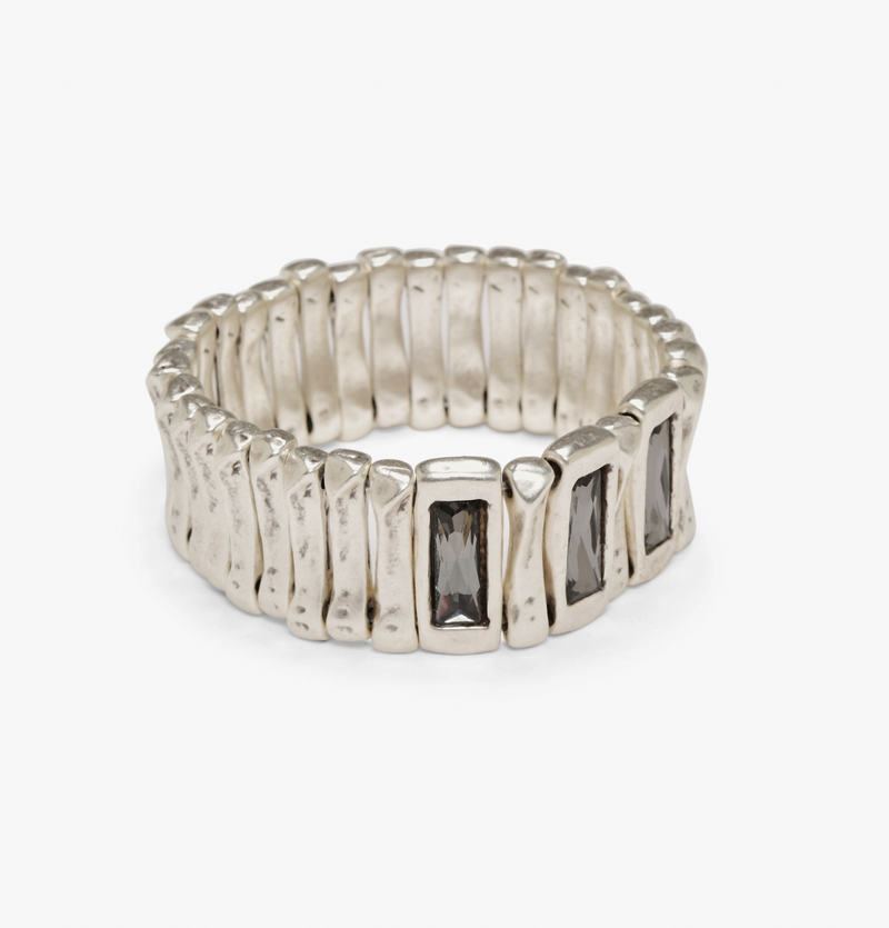 Crystal Wide Stretch Bracelet