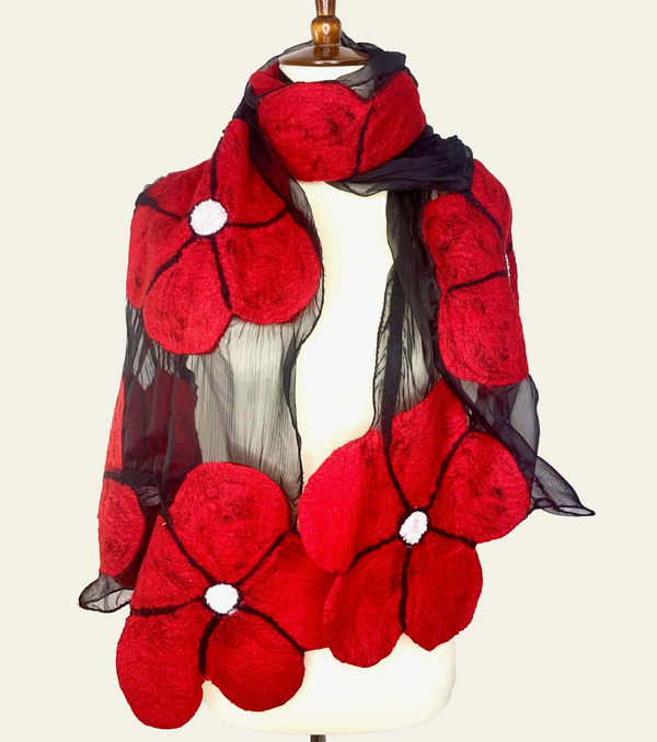 Winter Flower Scarf