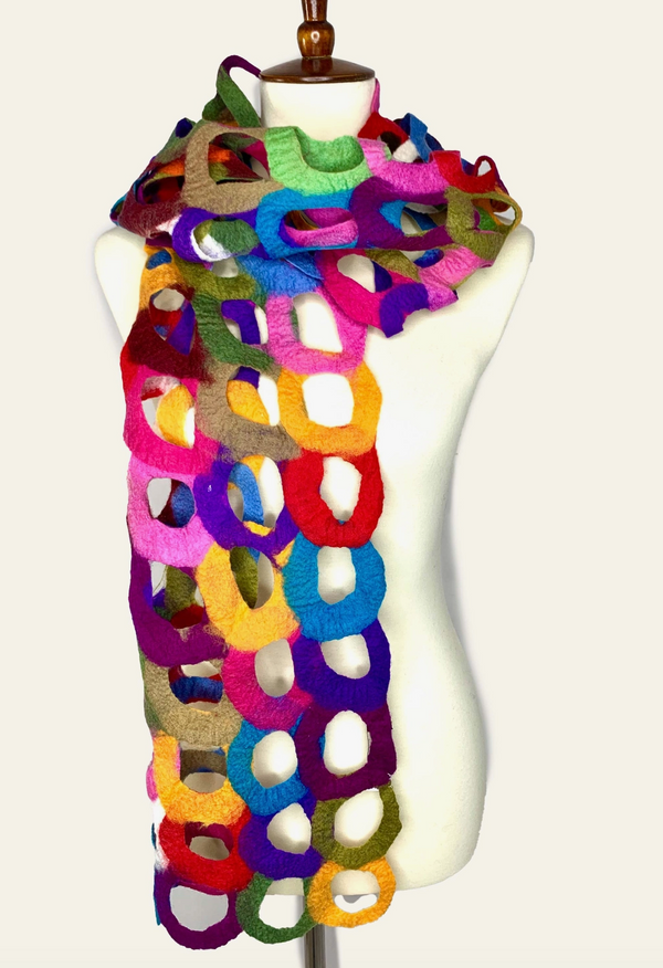 Multicolor Ring Scarf
