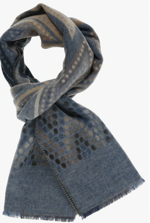 Charcoal Zig Zag Scarf