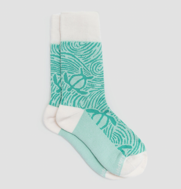 Sea Turtle Organic Socks