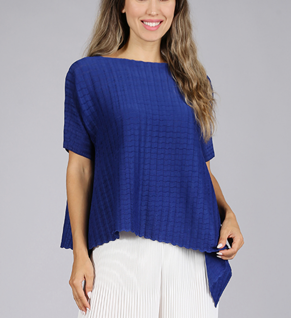 Royal Pleated Top