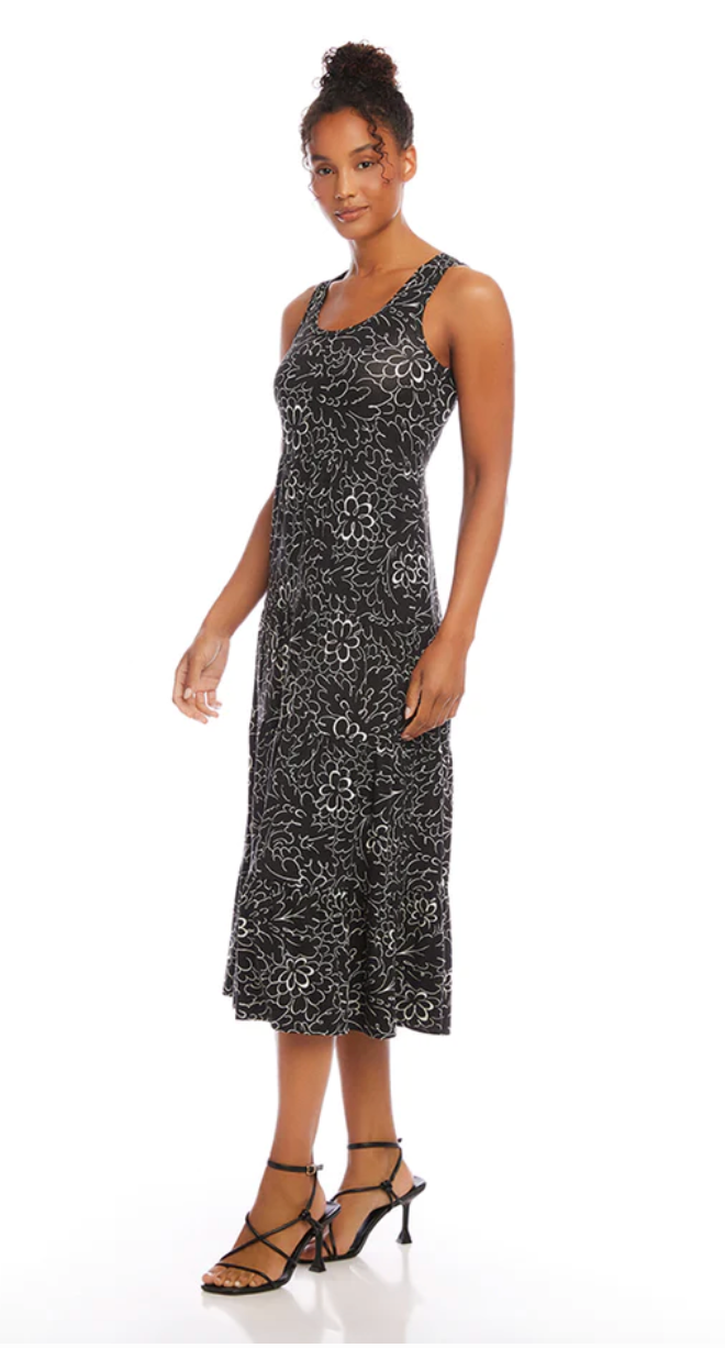Tiered Midi Dress