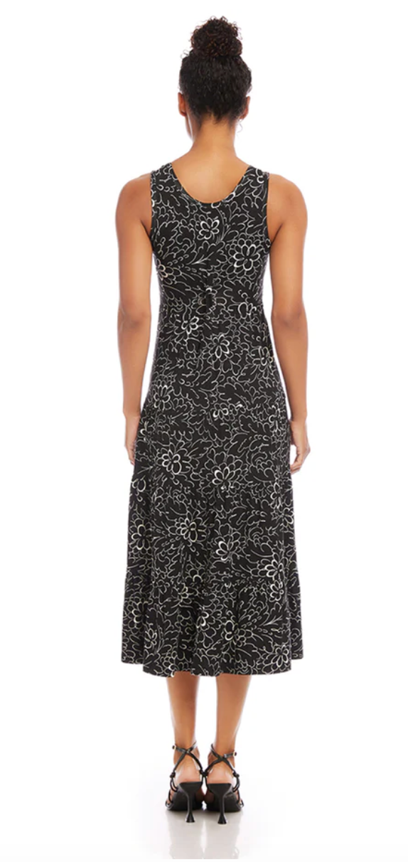 Tiered Midi Dress