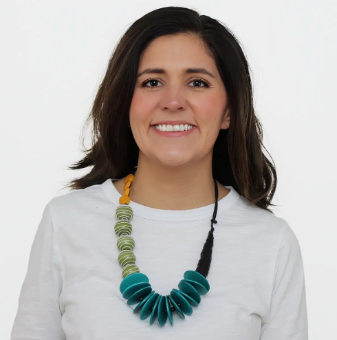 Lime and Turquoise Nylah Necklace