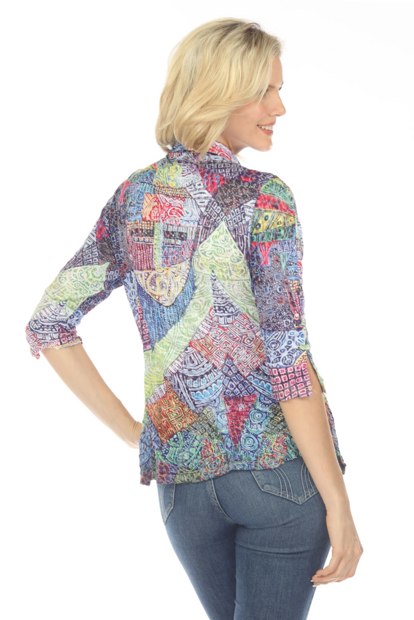 Patchwork Snap Shirt