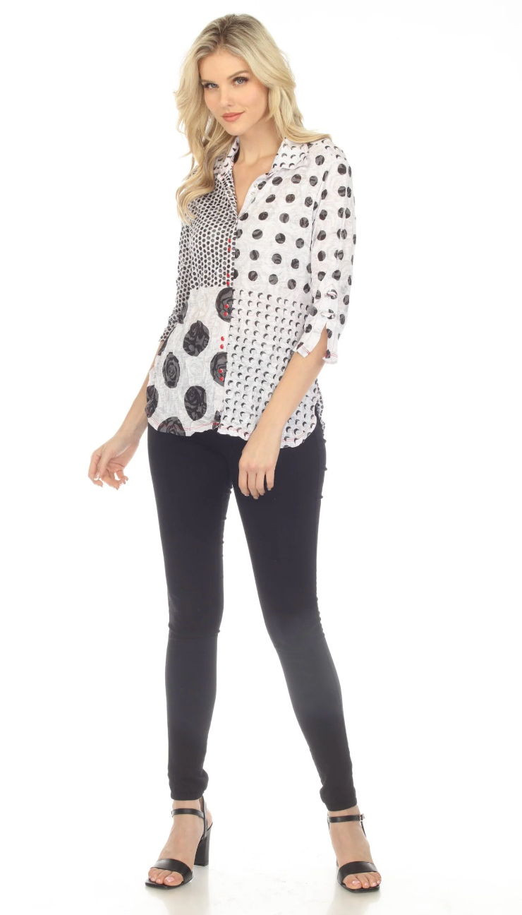 Moondots Snap Shirt