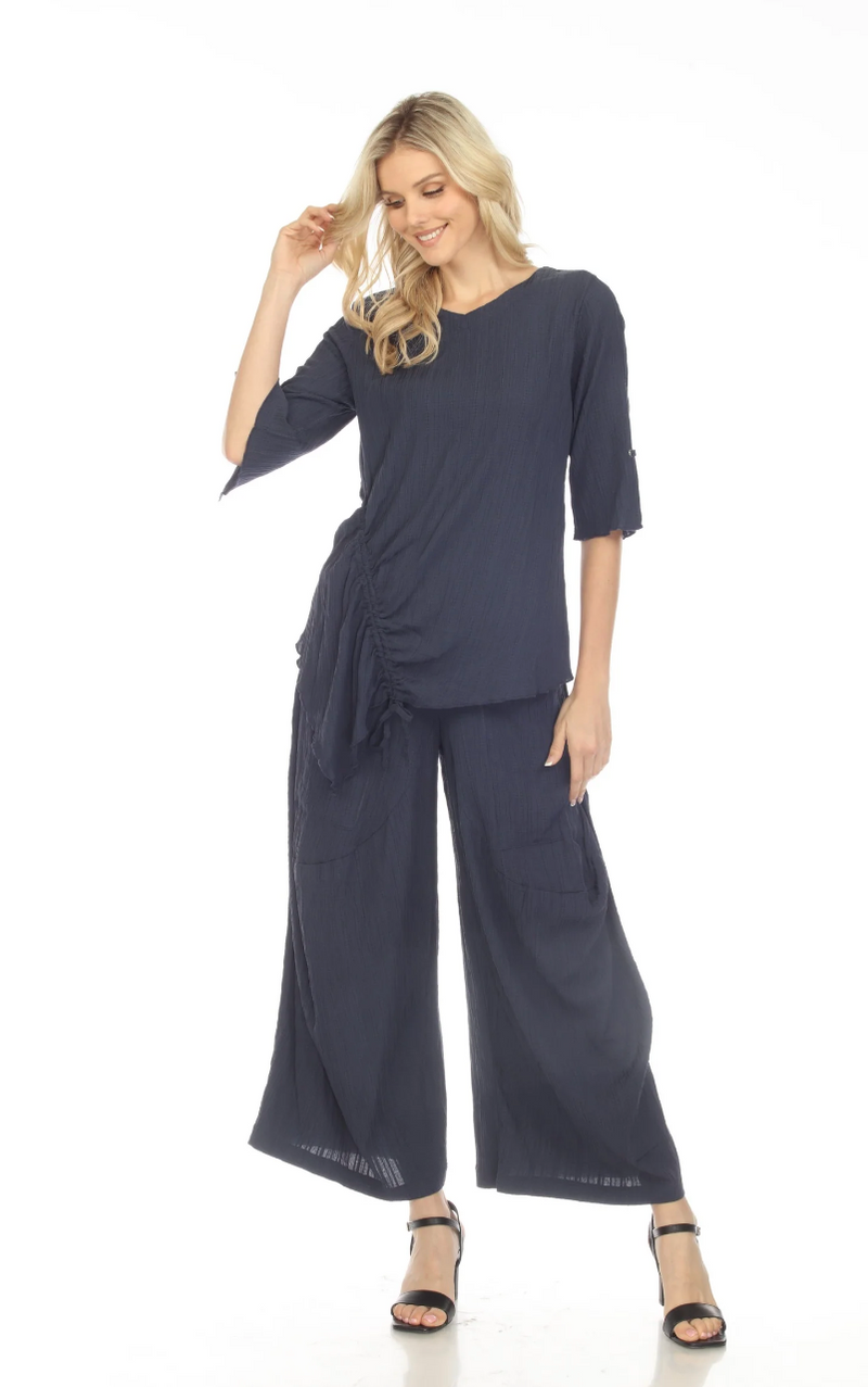 Navy Harem Pocket Pant