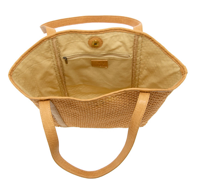 Natural Haven Open Weave Tote