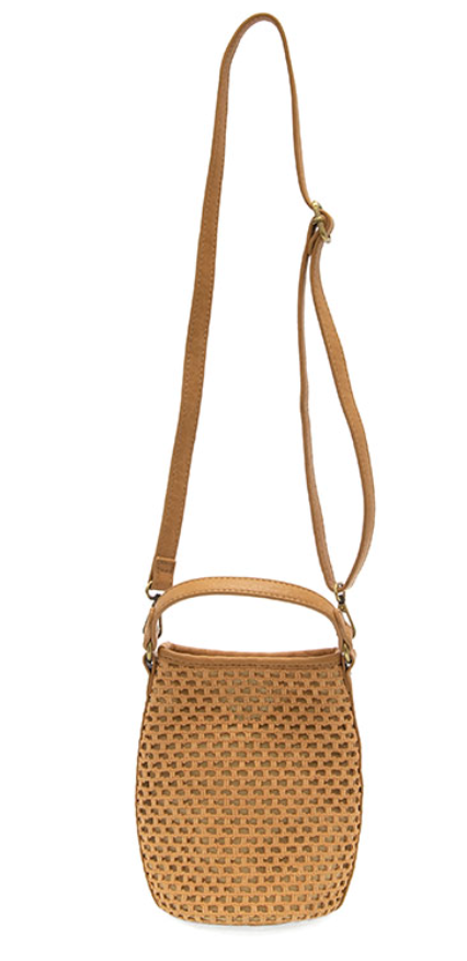 Natural Kaia Open Weave Bucket Crossbody