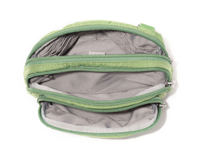 Moss Triple Zip Bag