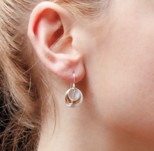 Stacked Disc Earring