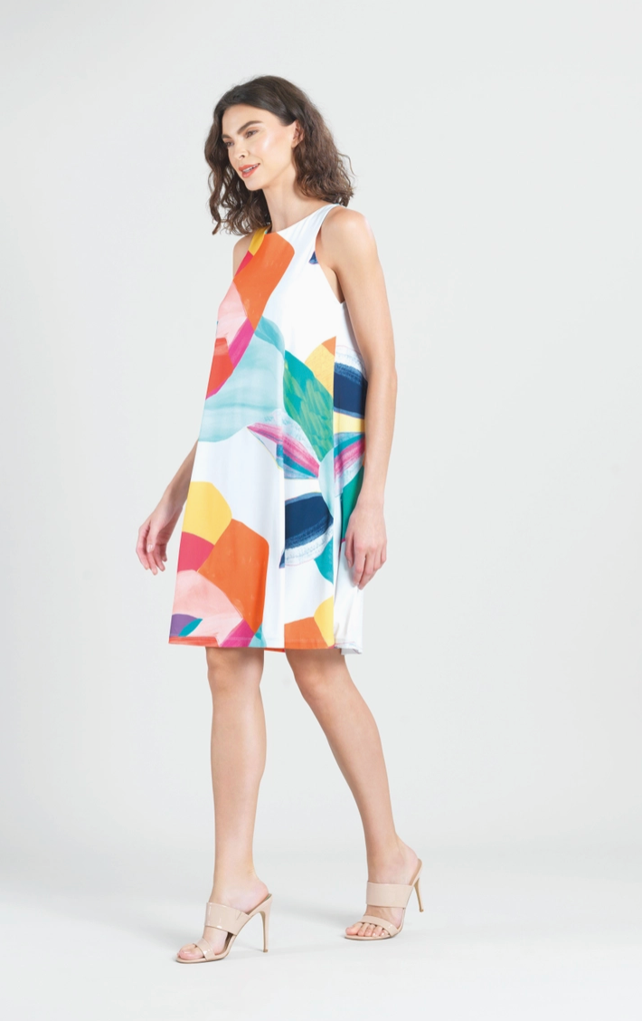 Sunburst Swing Dress