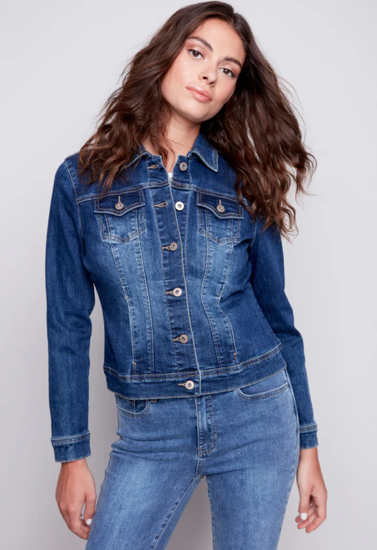 Indigo Stretch Denim Jacket