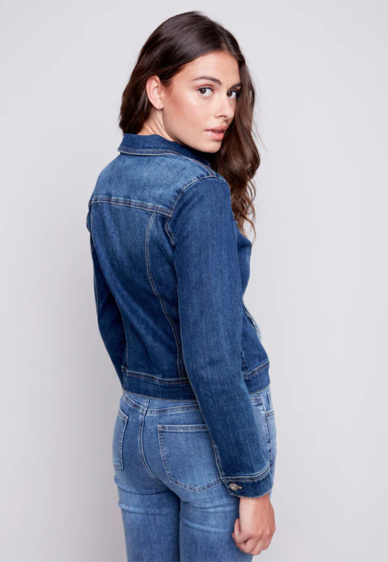 Indigo Stretch Denim Jacket