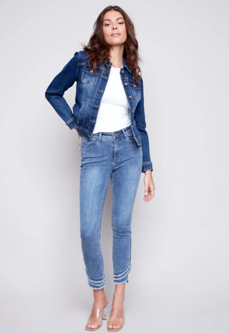 Indigo Stretch Denim Jacket