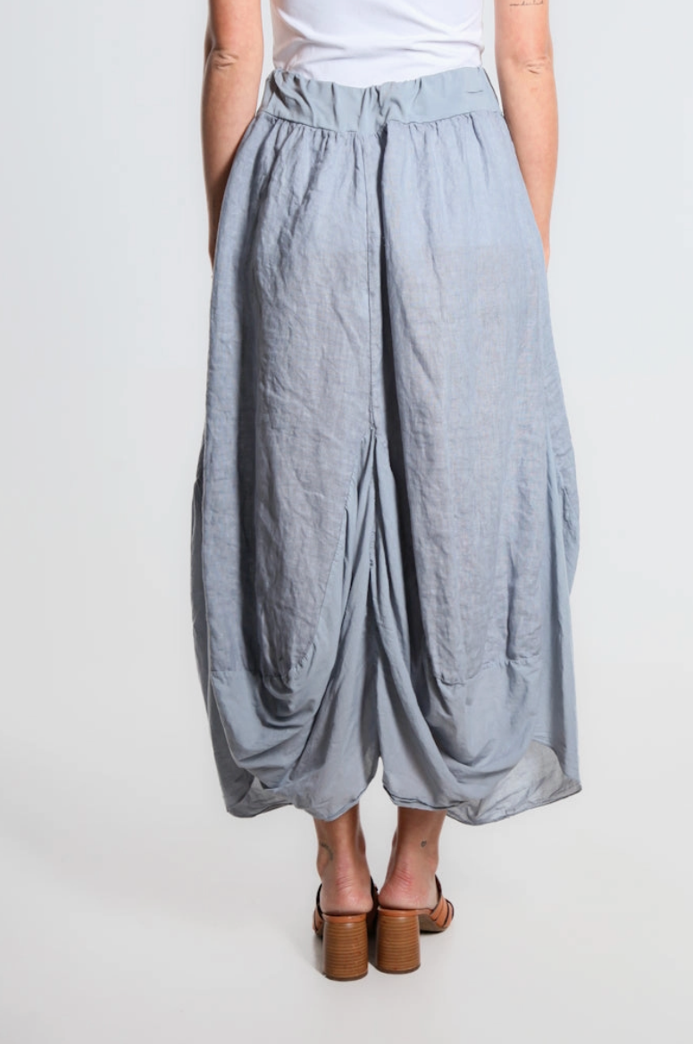 Grey Bunched Pocket Skirt