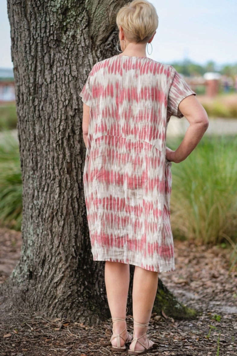 Driftwood Shift Linen Dress