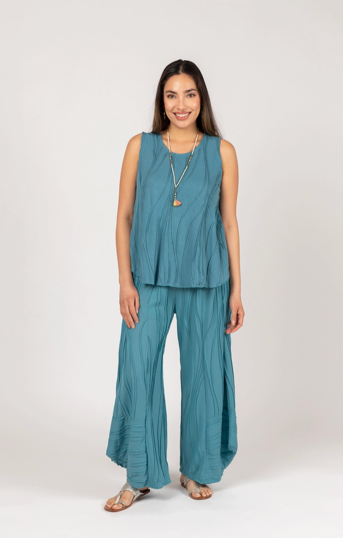 Ocean Blue Texture Tank