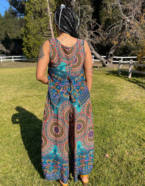Turquoise Shiva Mandala Pant