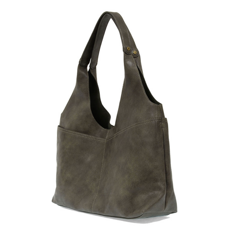 Khaki 2pc Hobo Handbag