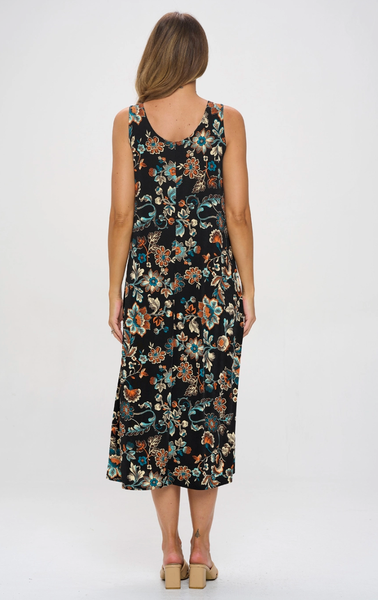 Boho Blossom Tank Dress