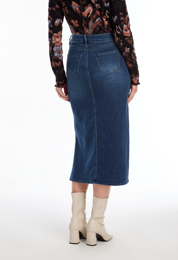 Dark Wash Denim Skirt