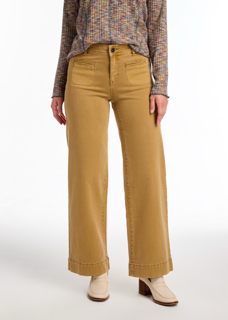 Golden Yellow Wide Jean