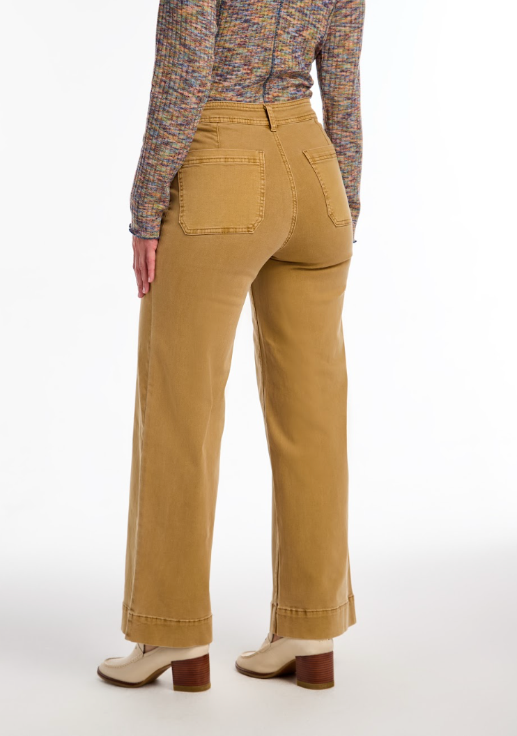 Golden Yellow Wide Jean