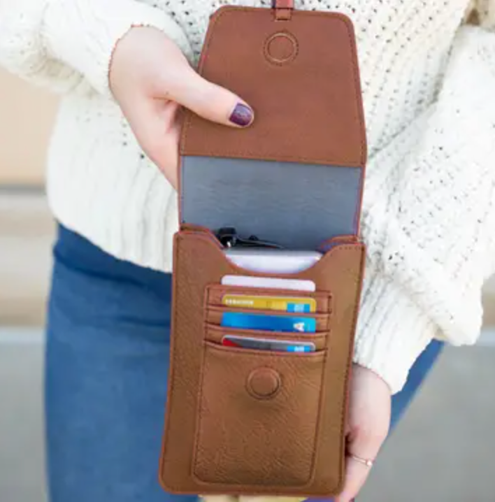 Orange Harper Crossbody Bag