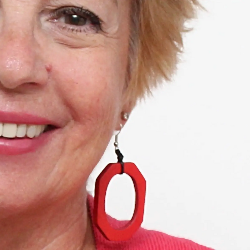 Red Luzara Earrings