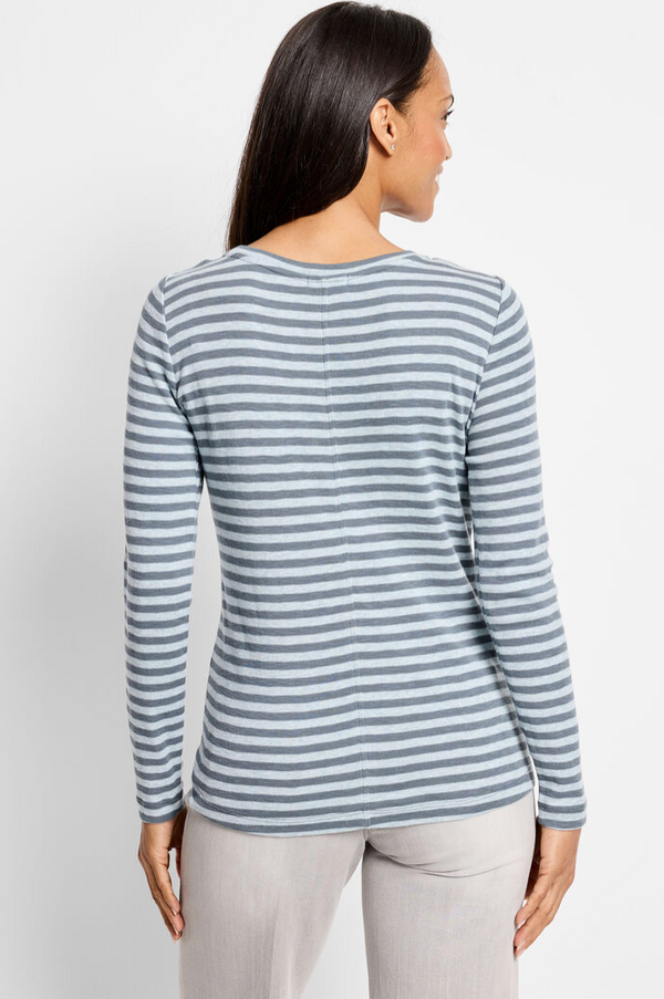 Blue Striped Boat Tee