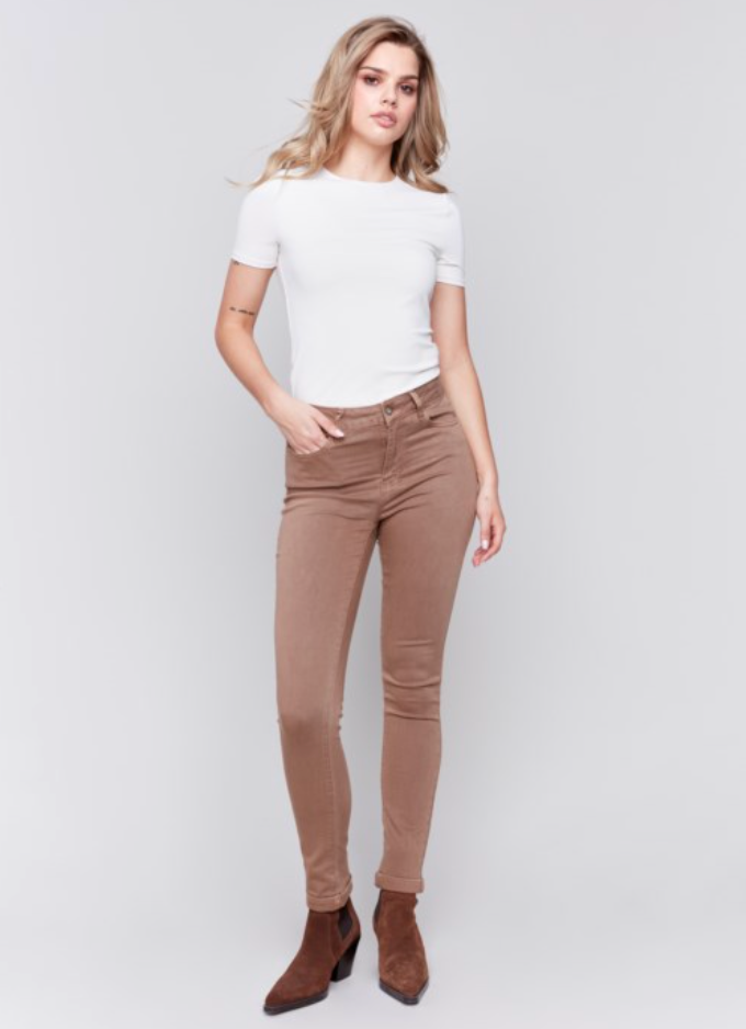 Truffle Twill Cuff Jeans